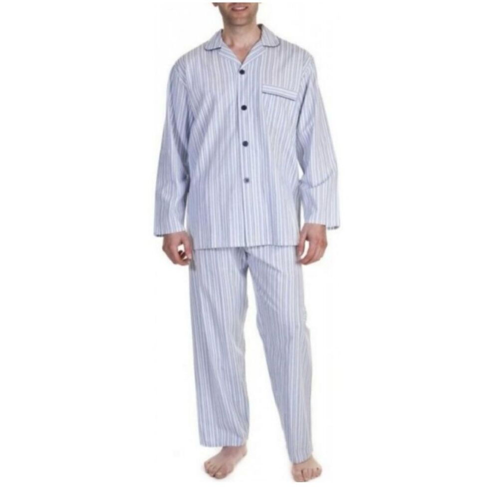 ✨BILL BLASS MENS YELLOW PLAID SZ LARGE PAJAMAS✨